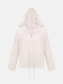HOODIE BEIGE STRIPS