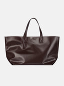LEATHER BROWN SHOPPER