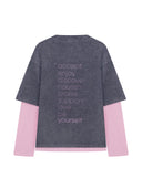 SET OF LONG SLEEVE AND T-SHIRT