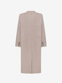 BEIGE DOUBLE-BREASTED COAT
