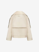IVORY SHEARLING BIKER JACKET