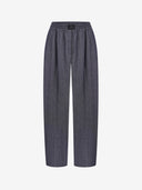 DENIM WIDE-LEG PANTS