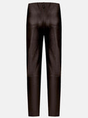 BROWN LEATHER VENEERS