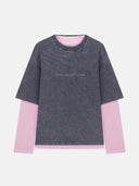 SET OF LONG SLEEVE AND T-SHIRT