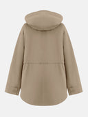 BEIGE COTTON PARKA