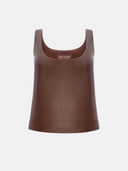 BROWN LEATHER JERSEY