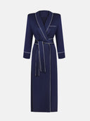 BLUE VISCOSE CAFTAN