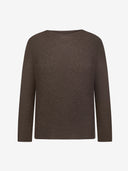BROWN CASHMERE JUMPER
