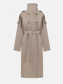 KHAKI COTTON TRENCH