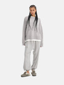 GRAY CASHMERE JUMPER