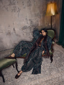 ALADDIN PANTS WITH CUCUMBER PRINT