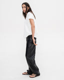 LEATHER BEGI PANTS