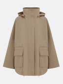 BEIGE COTTON PARKA