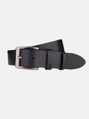 BLACK LEATHER BELT
