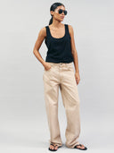 BEIGE JEANS - Blastout