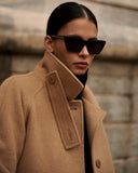 BEIGE WOOL COAT - Blastout