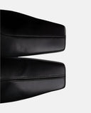 BLACK LEATHER BOOTS - Blastout