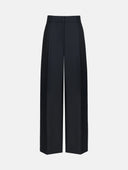 BLACK TRACK PANTS WITH SIDE STRIPES - Blastout