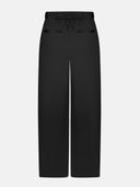 BLACK VISCOSE PANTS - Blastout