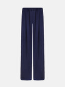BLUE VISCOSE PANTS - Blastout