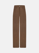 BROWN DENIM JEANS - Blastout