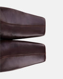 BROWN LEATHER BOOTS - Blastout