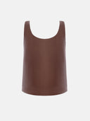 BROWN LEATHER JERSEY - Blastout