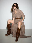 CARAMEL PLAID SHIRT - Blastout