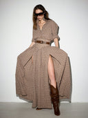 CARAMEL PLAID SHIRT - Blastout