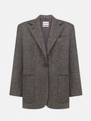 GRAY HERRINGBONE JACKET - Blastout