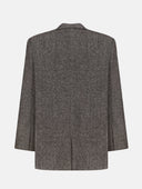 GRAY HERRINGBONE JACKET - Blastout