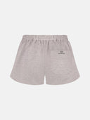 GRAY MELANGE SHORTS - Blastout