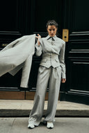 GRAY PADDED SHIRT - Blastout