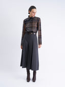 GRAY SKIRT PANTS - Blastout