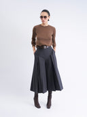 GRAY SKIRT PANTS - Blastout