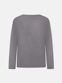 GREY KNIT CARDIGAN - Blastout