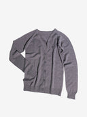 GREY KNIT CARDIGAN - Blastout