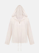 HOODIE BEIGE STRIPS - Blastout