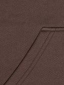 HOODIE BROWN ZIP - Blastout