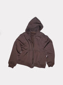 HOODIE BROWN ZIP - Blastout