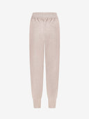 IVORY KNIT JOGGERS - Blastout
