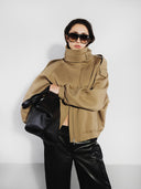 LEATHER BLACK SHOPPER - Blastout