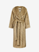 LONG FAUX FUR COAT - Blastout