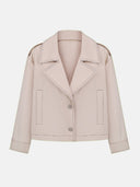 MILK DENIM JACKET - Blastout