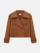 ORCHRE CROPPED COAT - Blastout