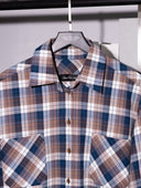 PLAID BLUE SHIRT - Blastout