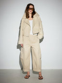 SAND CROP COTTON JACKET - Blastout