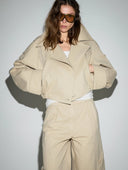 SAND CROP COTTON JACKET - Blastout