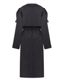 STRIPED TRENCH COAT - Blastout