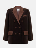 VELVET BROWN JACKET - Blastout
